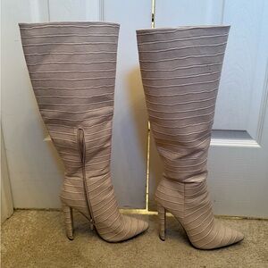 Off white tall boots